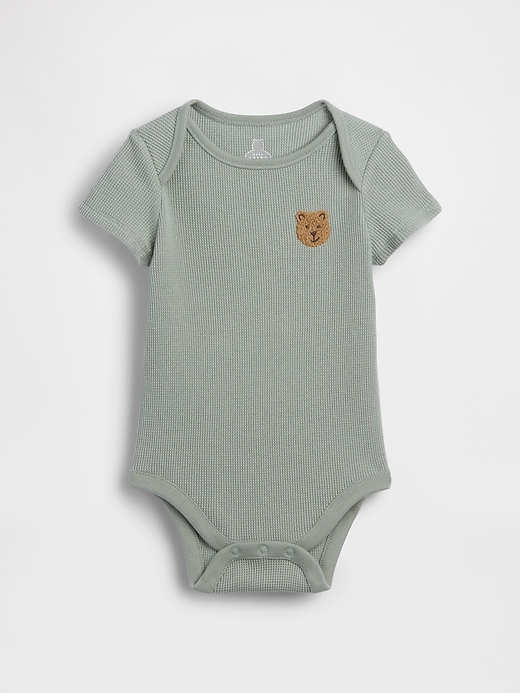Image number 1 showing, Baby First Favorites Waffle Bodysuit