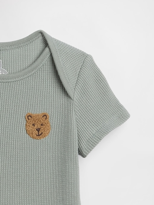 Image number 3 showing, Baby First Favorites Waffle Bodysuit