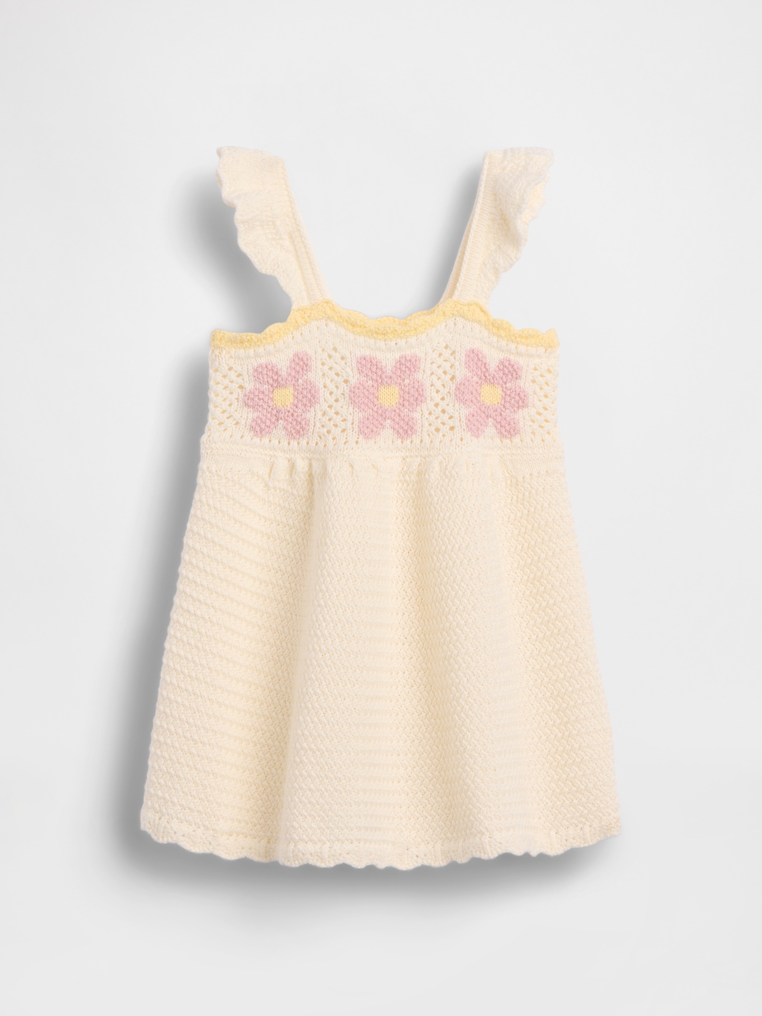 Детское платье Gap Baby с вязаным цветком