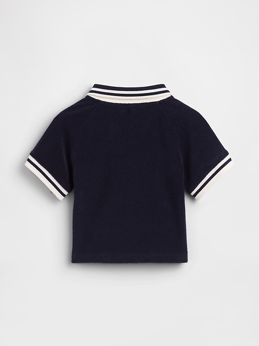 Image number 2 showing, Baby & Toddler Towel Terry Polo Shirt