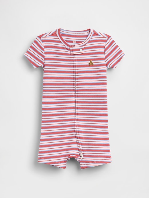 Image number 1 showing, Baby Organic Cotton Shorty One-Piece