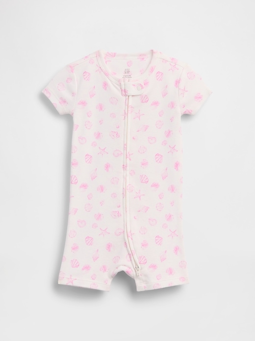 Image number 1 showing, Baby Organic Cotton Shorty One-Piece