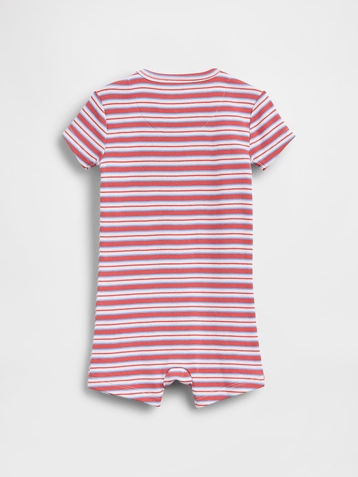 Image number 2 showing, Baby Organic Cotton Shorty One-Piece