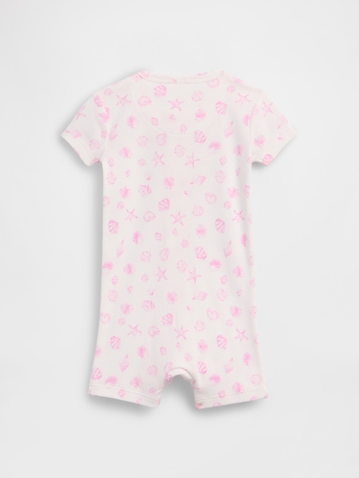Image number 2 showing, Baby Organic Cotton Shorty One-Piece