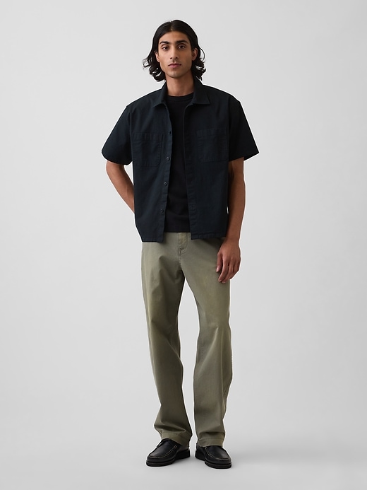 Image number 2 showing, Relaxed Straight-Hem Utility Shirt