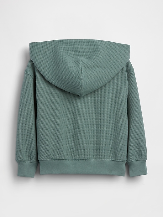 Image number 4 showing, Baby & Toddler Waffle Zip Hoodie