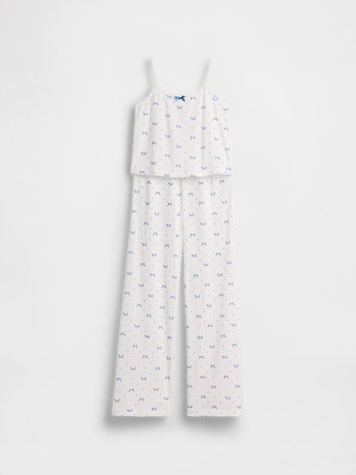 Image number 2 showing, Kids Recycled Pointelle Tank PJ Set