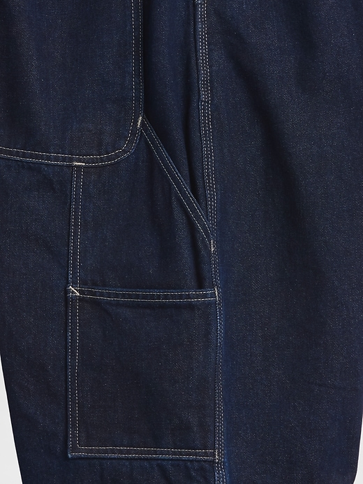 Image number 5 showing, 10.5" Baggy Denim Carpenter Shorts