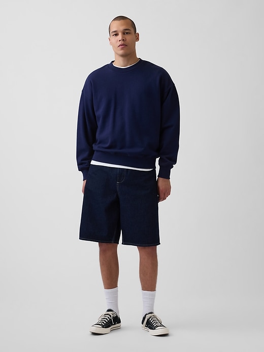 Image number 6 showing, 10.5" Baggy Denim Carpenter Shorts