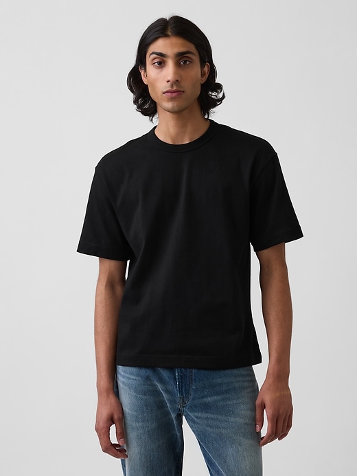 Image number 1 showing, Adult Heavyweight Crop T-Shirt