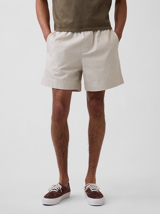 Image number 2 showing, 5.5" Linen-Blend Relaxed Shorts