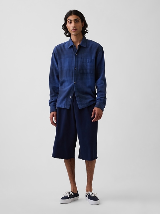 Image number 1 showing, Adult Heavyweight Baggy Sweat Shorts