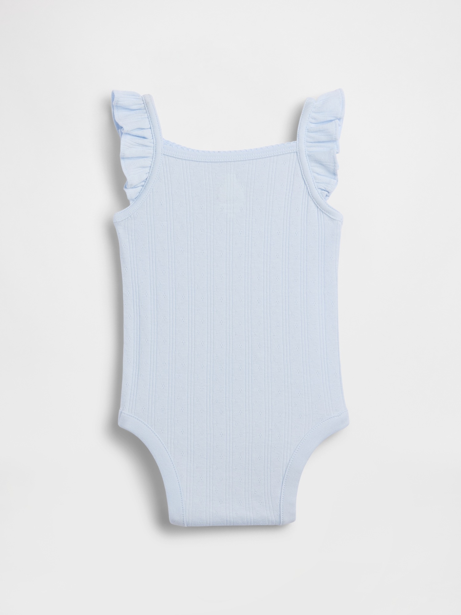 Детское боди-майка Gap Pointelle Rib в рубчик — фото 2
