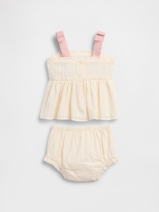 Image number 2 showing, Baby Embroidered Tank Outfit Set