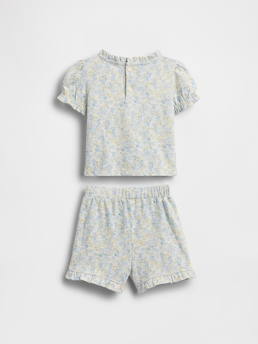 Image number 2 showing, Baby Organic Cotton Floral Outfit Set
