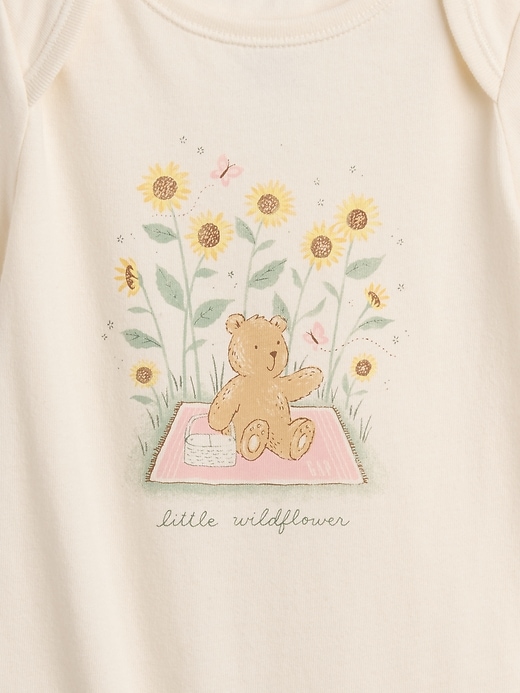 Image number 3 showing, Baby First Favorites Organic Cotton Graphic Bodysuit