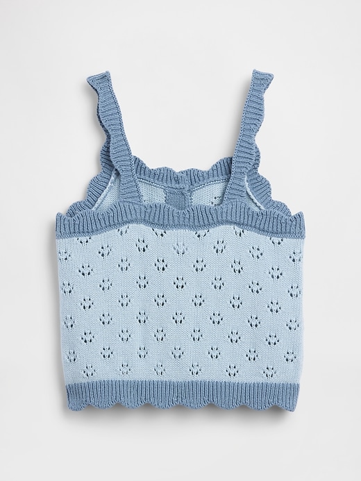 Image number 2 showing, Baby & Toddler Pointelle Colorblock Sweater Tank