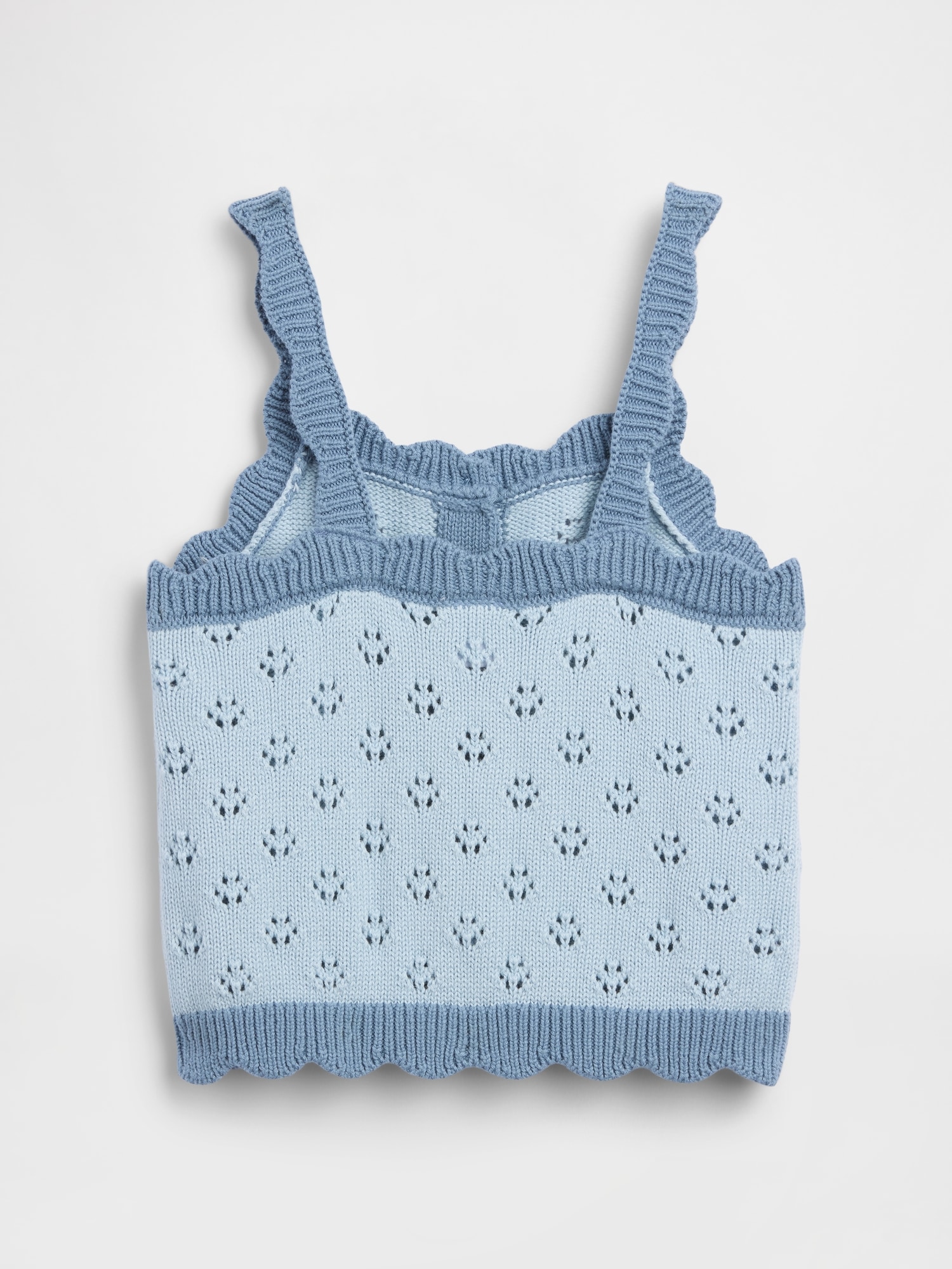 Baby & Toddler Pointelle Colorblock Sweater Tank