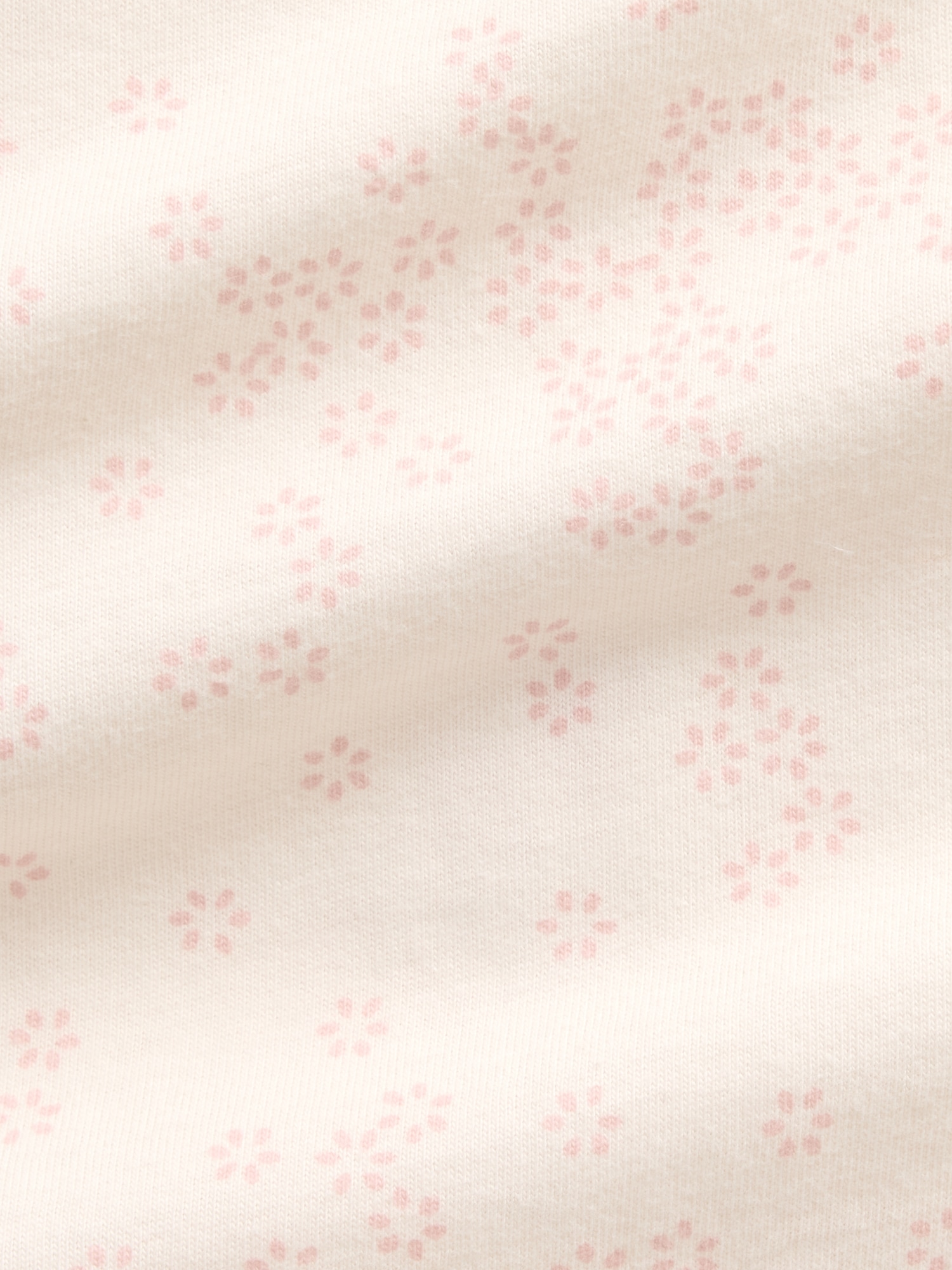Baby Organic Cotton Floral Footed One-Piece