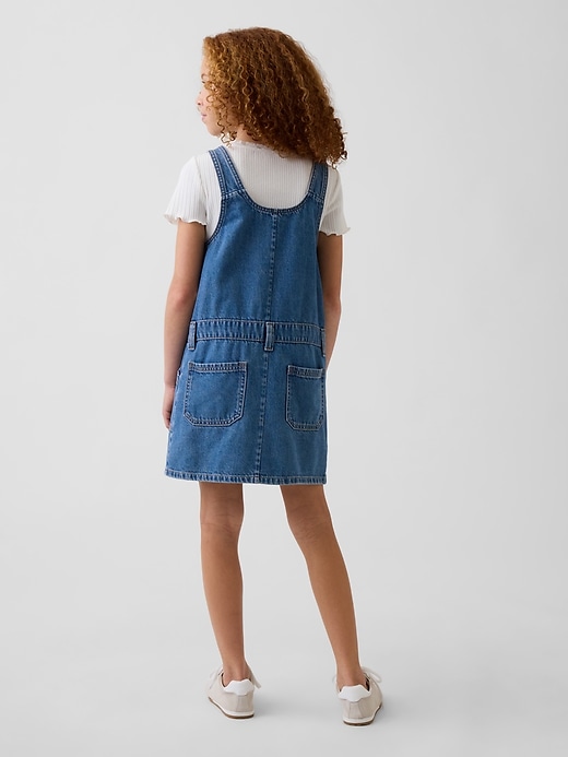 Image number 3 showing, Kids Denim Zip Skirtall