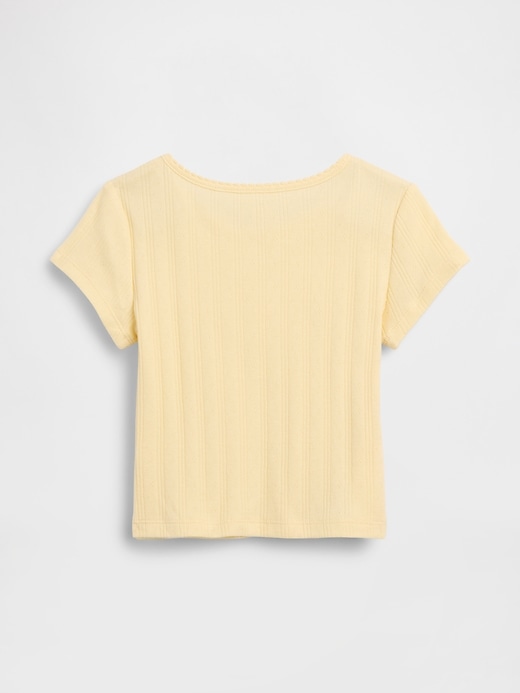 Image number 2 showing, Baby & Toddler Pointelle Rib T-Shirt