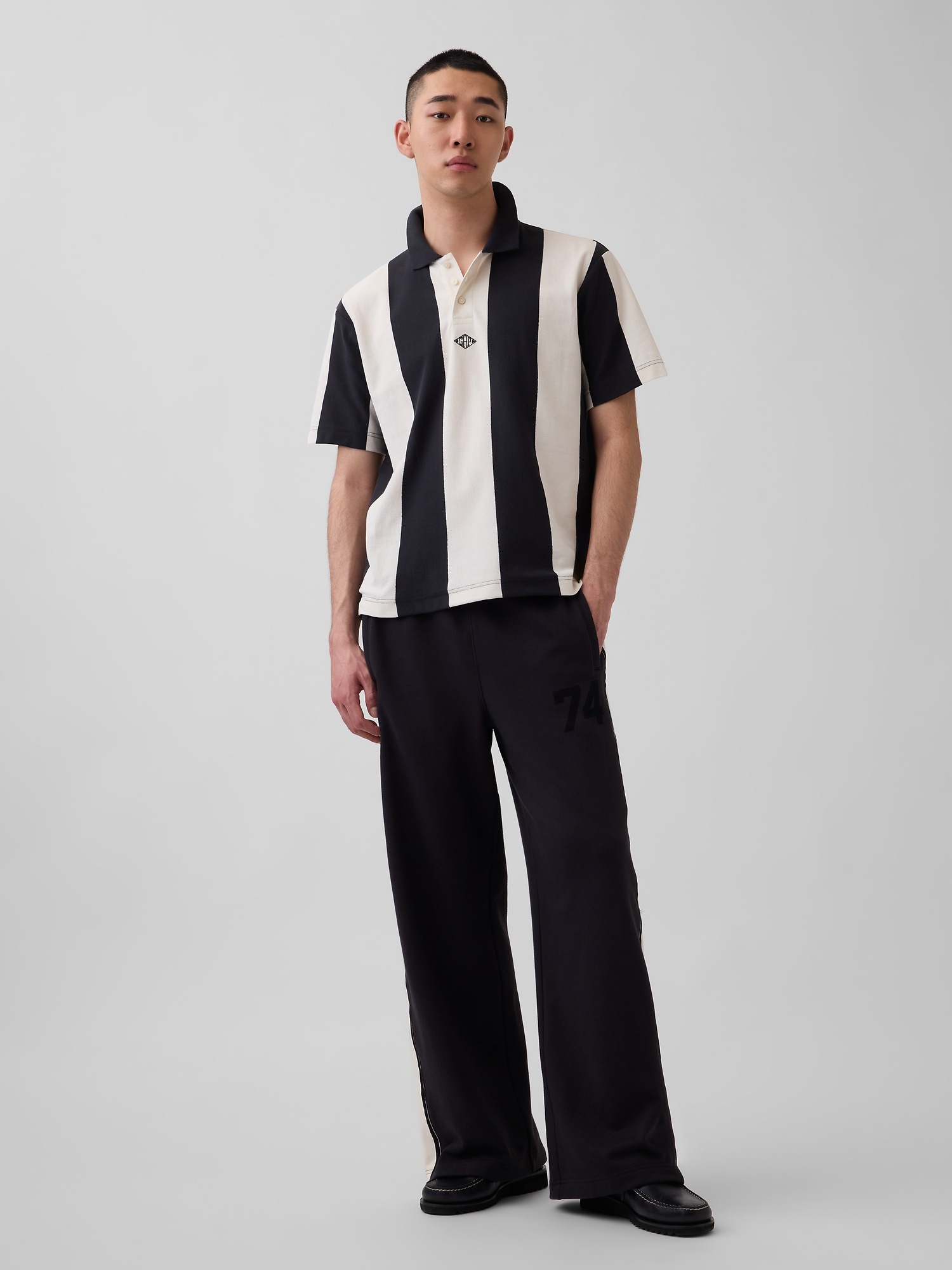 Мужские топы Gap OuiGap Relaxed Pique Polo — фото 2