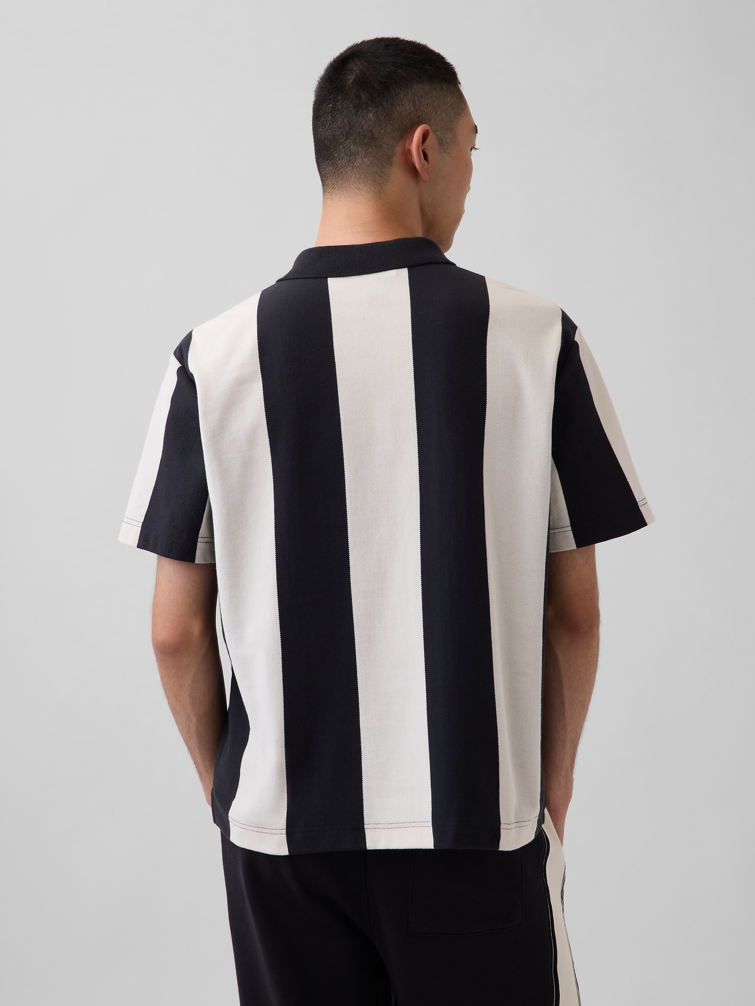 Мужские топы Gap OuiGap Relaxed Pique Polo — фото 3