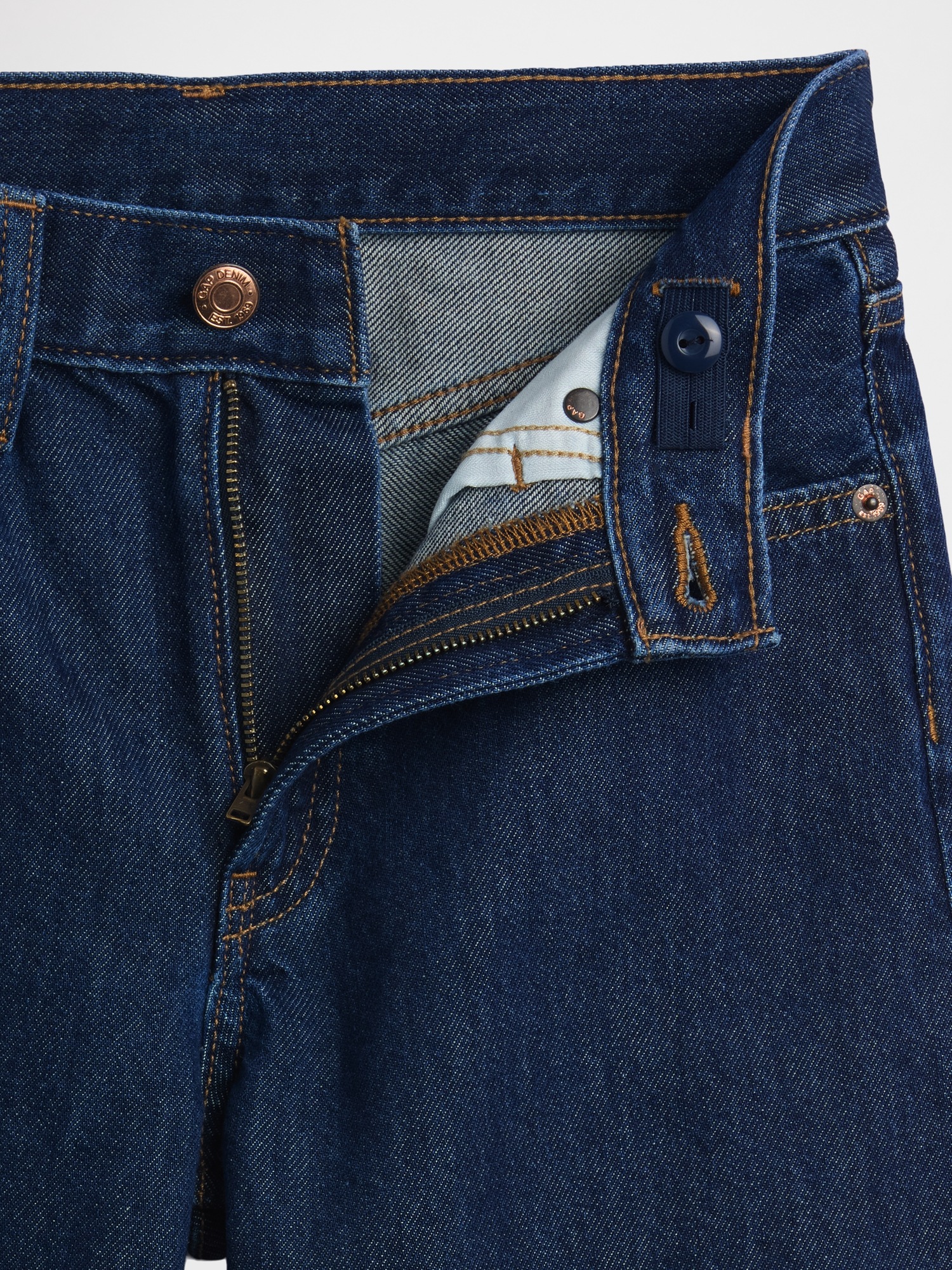 Детские шорты Gap Kids Mid Rise Longline Denim Shorts — фото 5