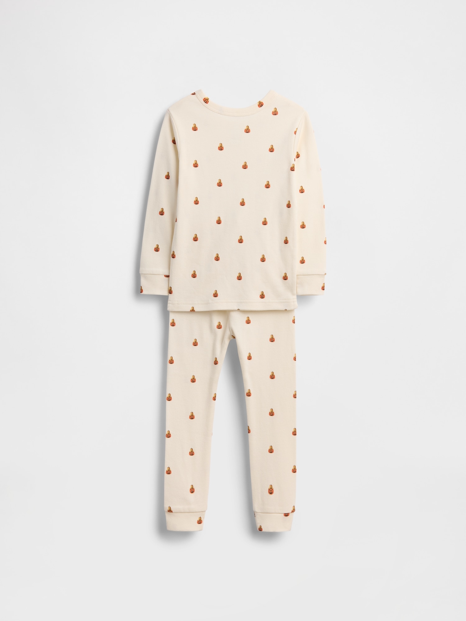 Kids & Baby Organic Brushed Cotton Pumpkin Bear PJ Set