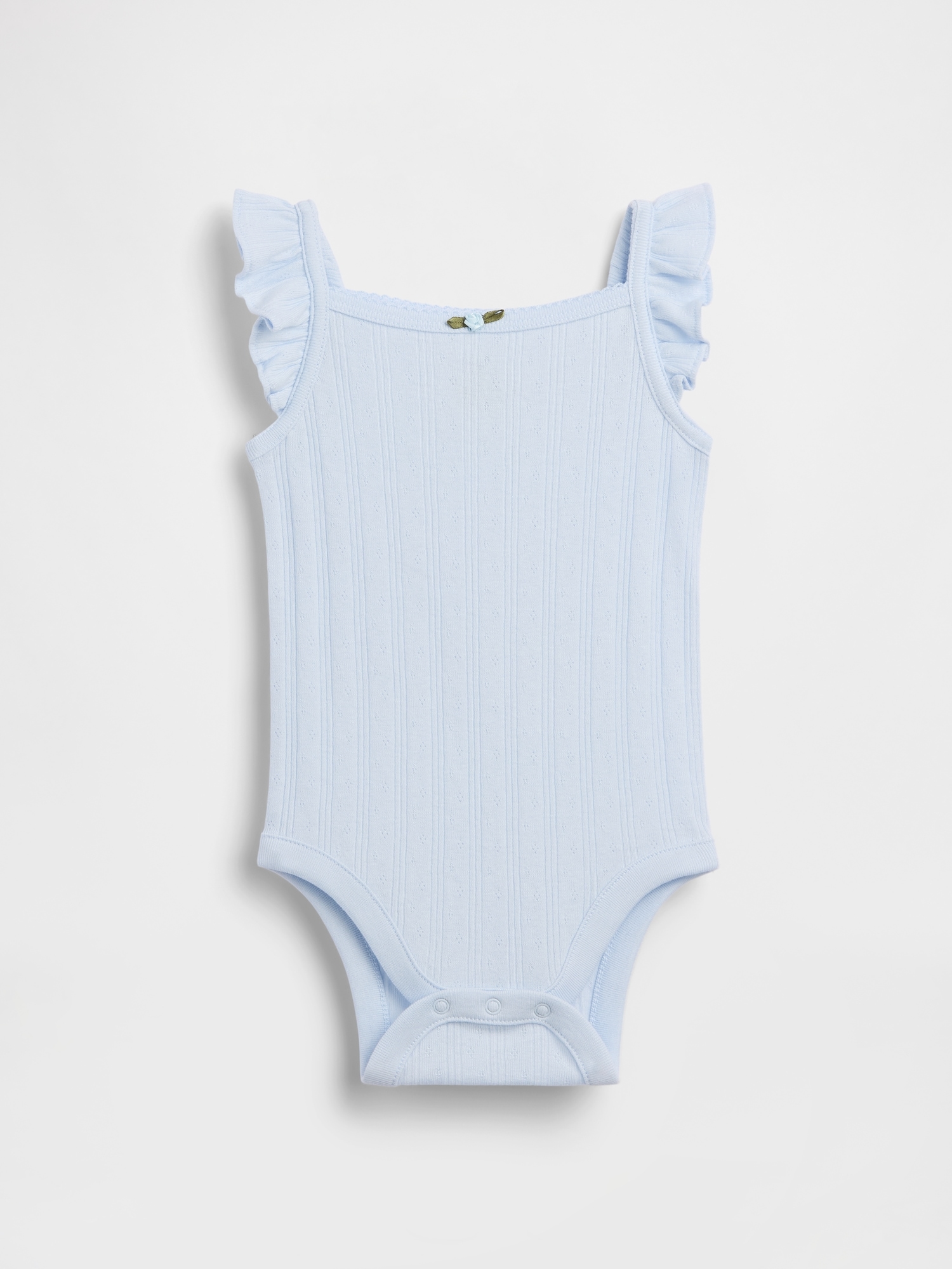 Baby Pointelle Rib Tank Bodysuit