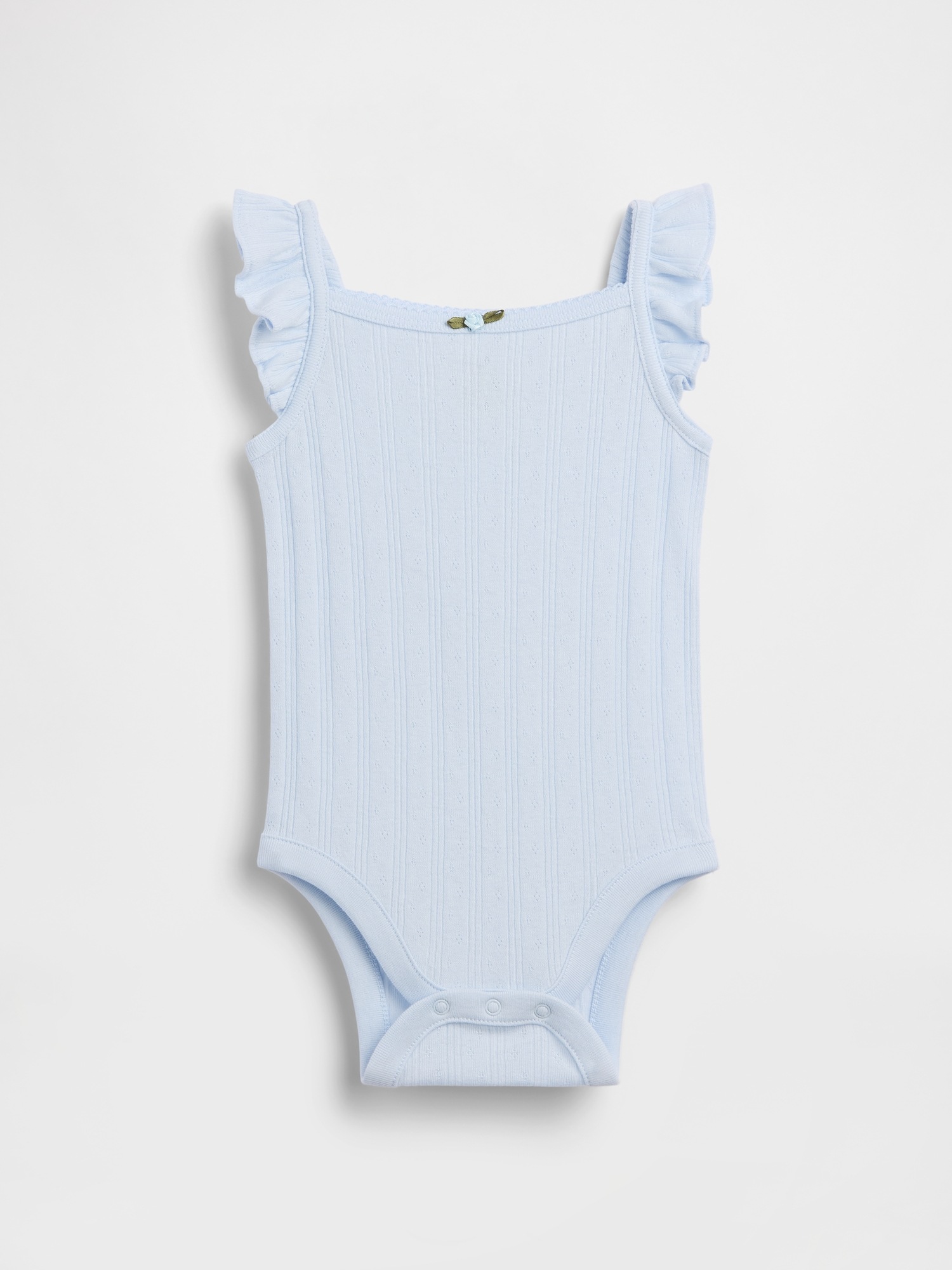 Детское боди-майка Gap Pointelle Rib в рубчик