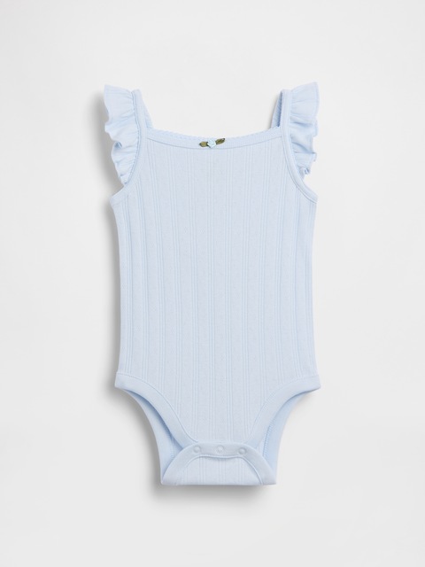 Baby Pointelle Rib Tank Bodysuit