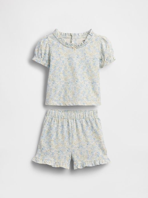 Image number 1 showing, Baby Organic Cotton Floral Outfit Set