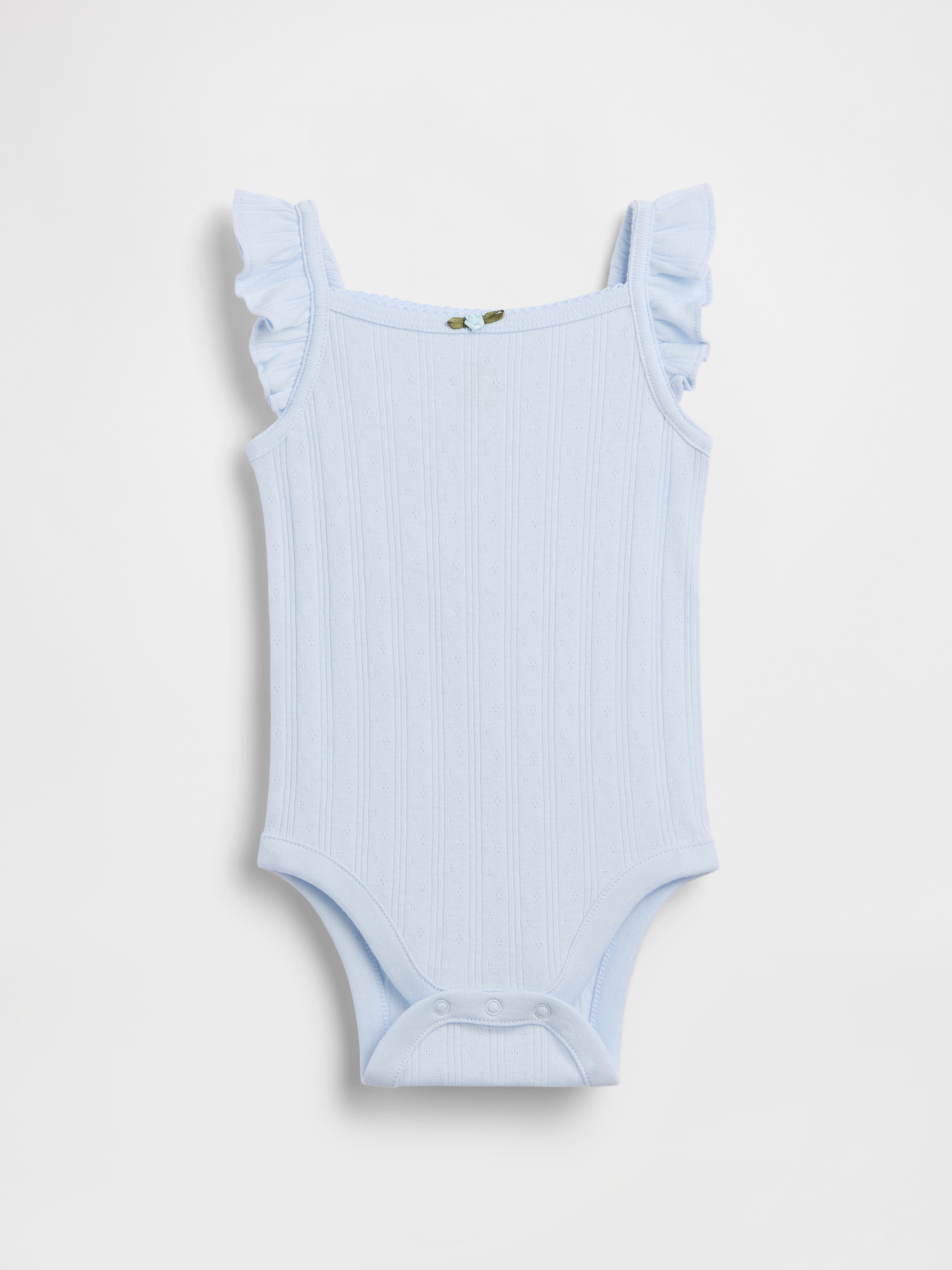 Baby Pointelle Rib Tank Bodysuit