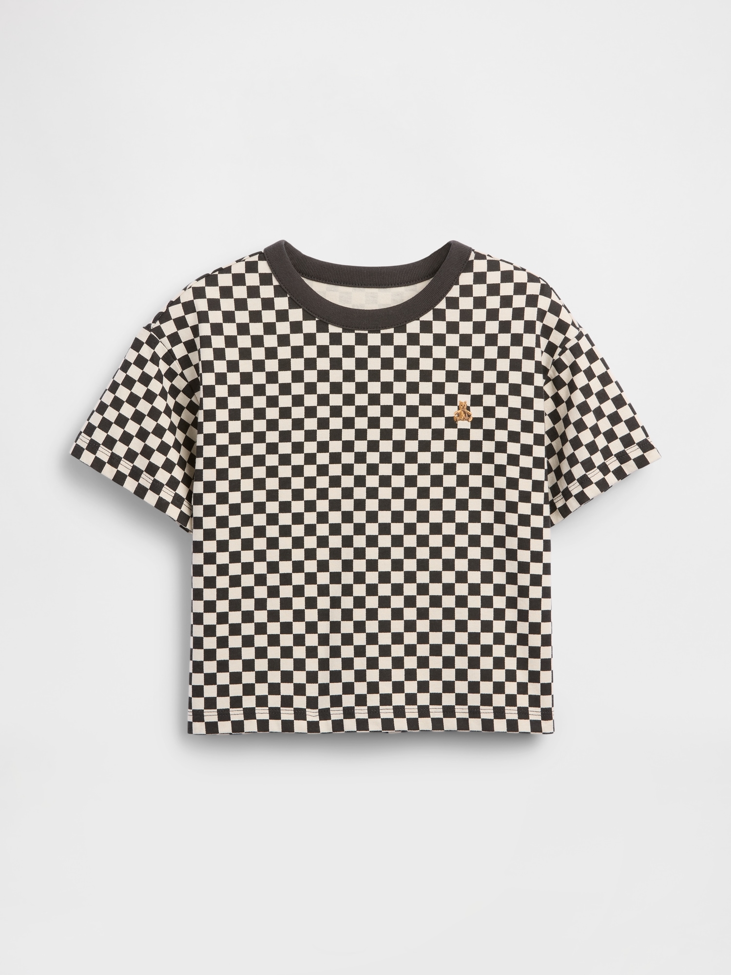 Baby & Toddler Boxy Checkered T-Shirt