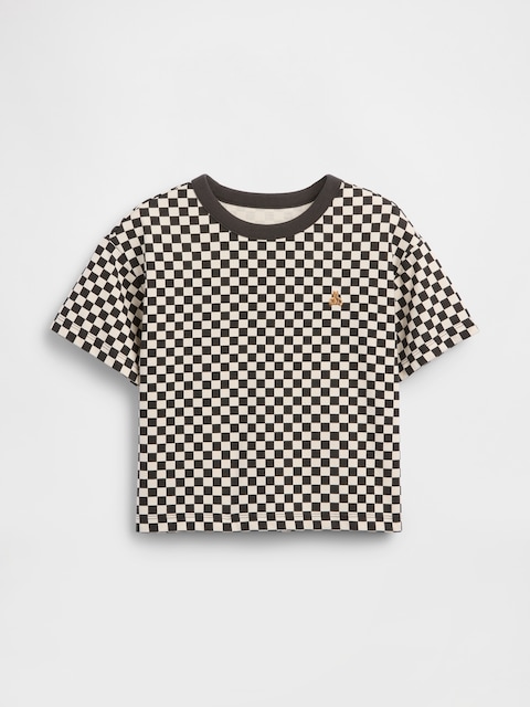 Baby & Toddler Boxy Checkered T-Shirt