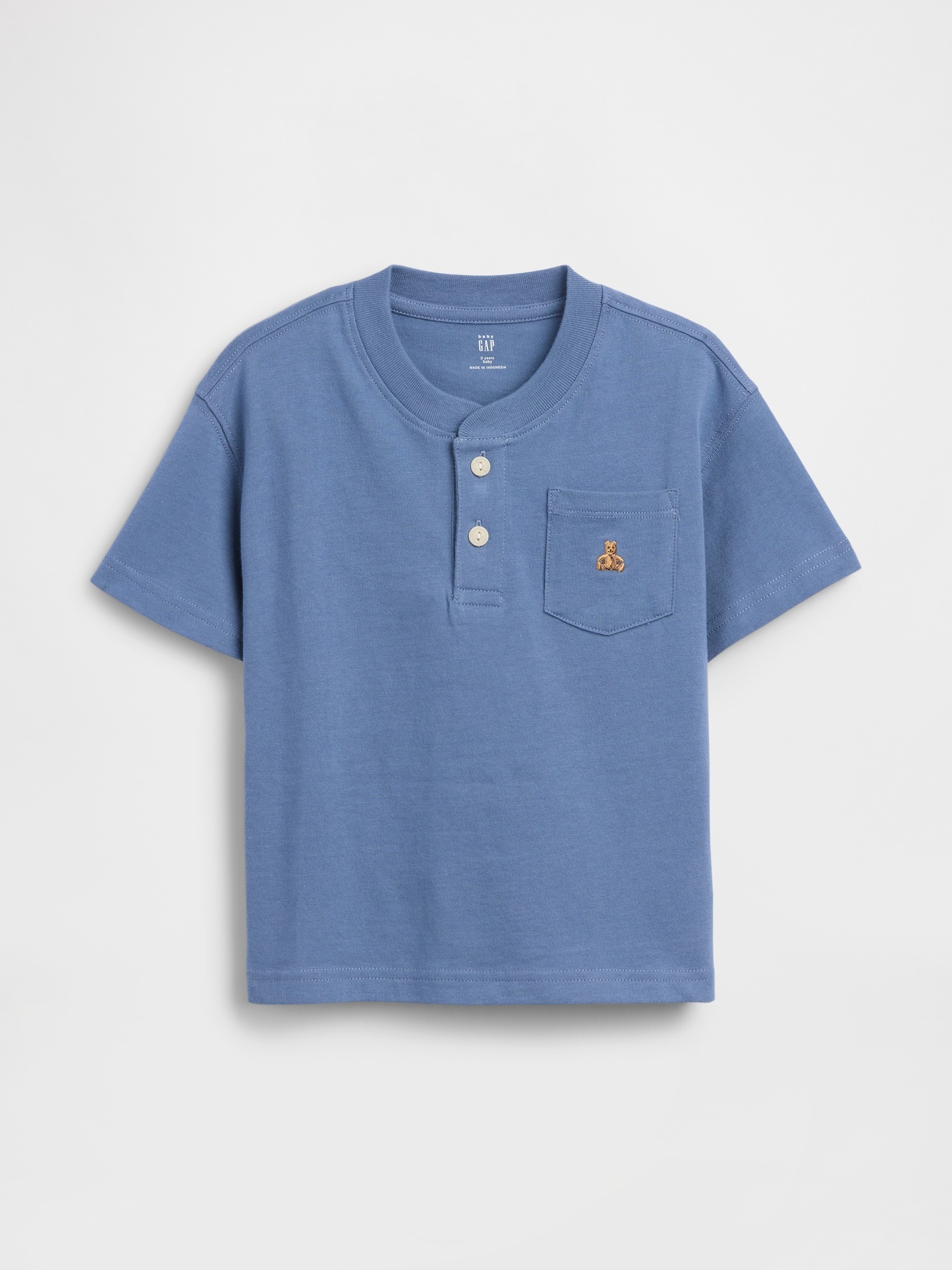 Детские футболки Gap Baby & Toddler Pocket Henley T-Shirt