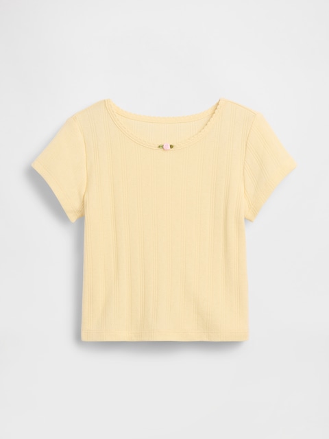 Baby & Toddler Pointelle Rib T-Shirt