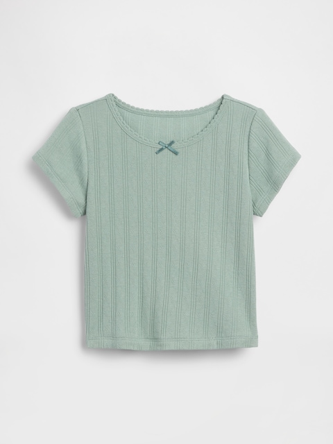 Baby & Toddler Pointelle Rib T-Shirt