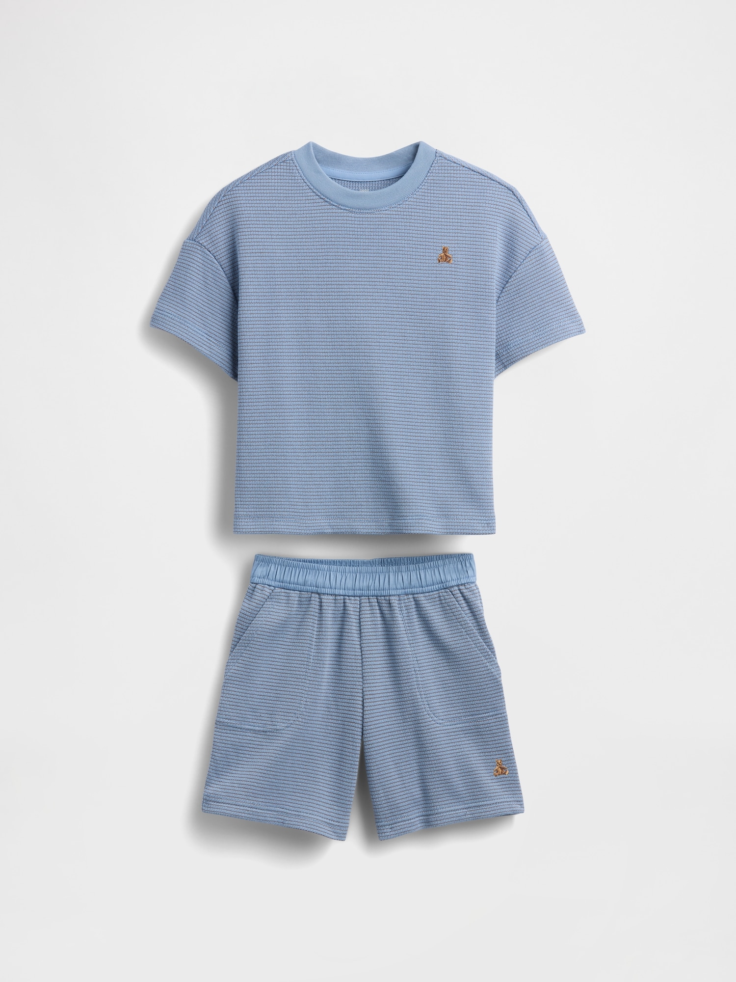 Baby & Toddler Textured Stripe Outfit Set