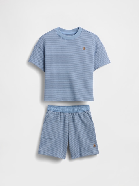 Baby & Toddler Textured Stripe Outfit Set
