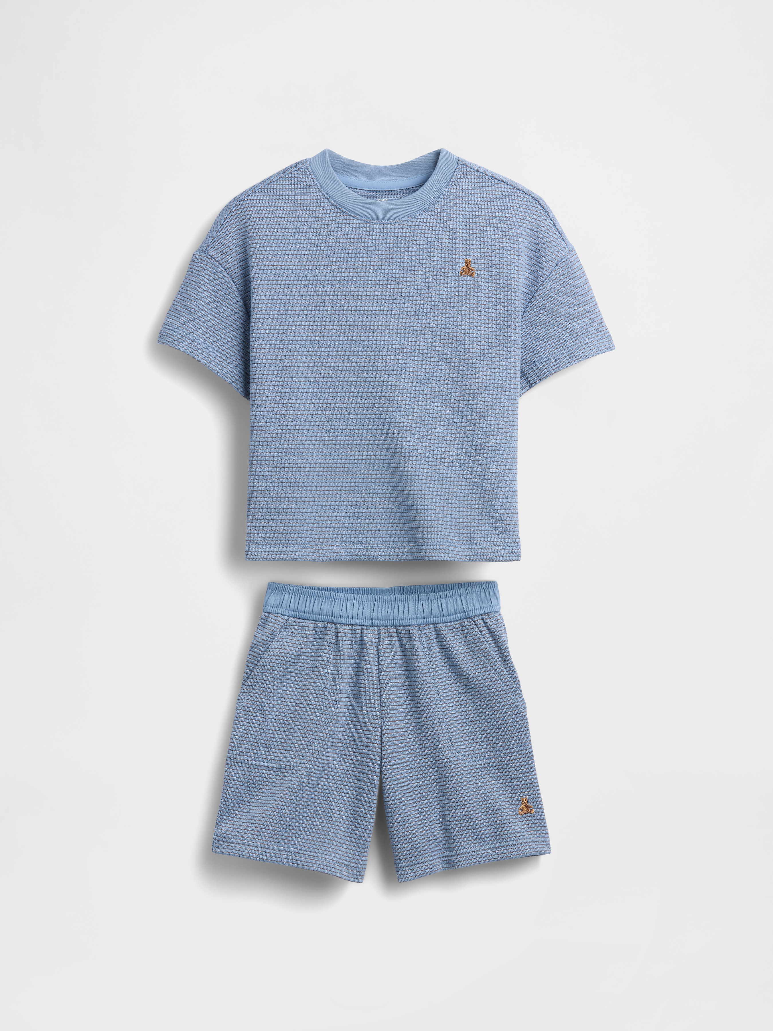 Baby & Toddler Textured Stripe Outfit Set