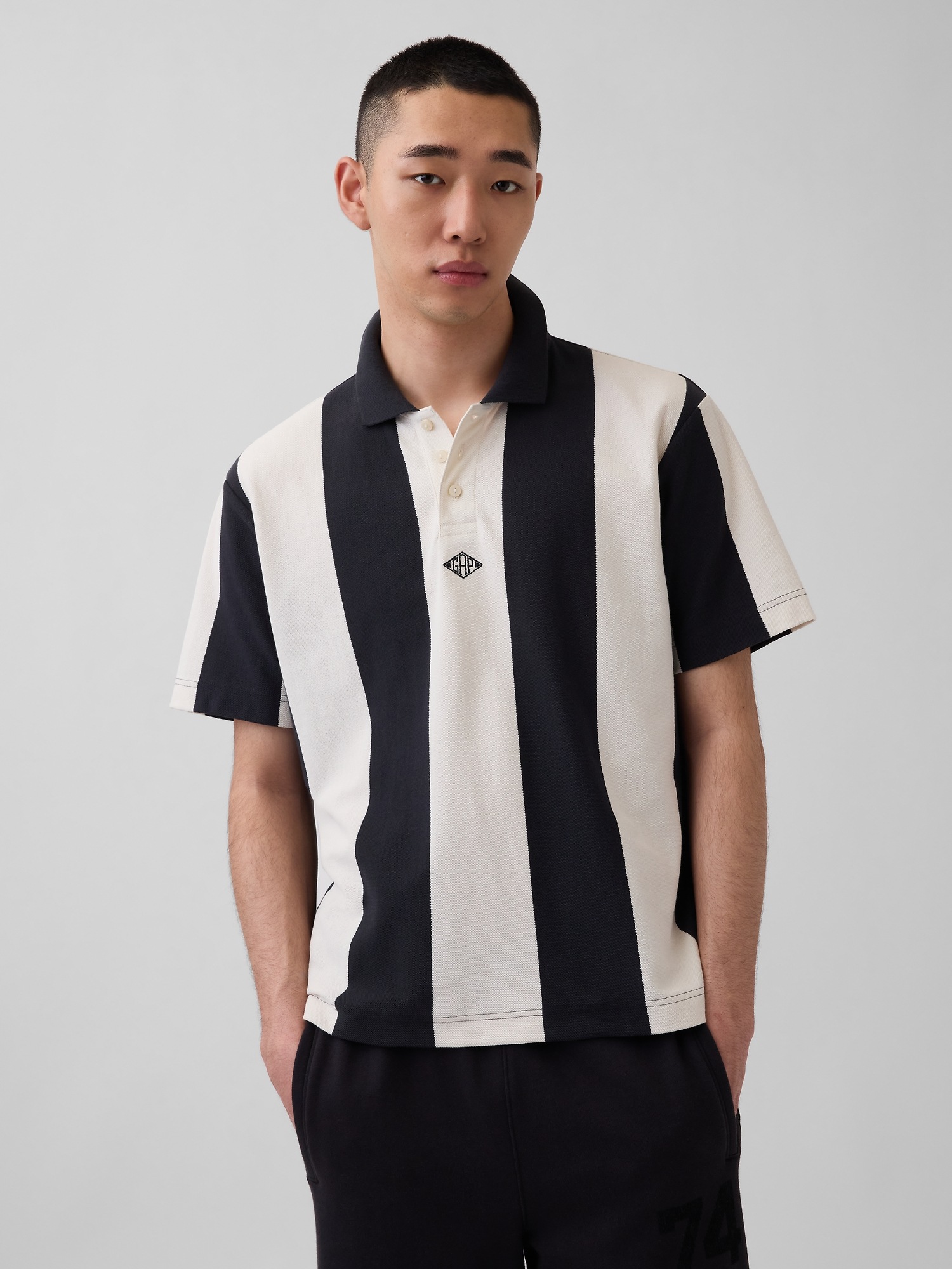 Мужские топы Gap OuiGap Relaxed Pique Polo
