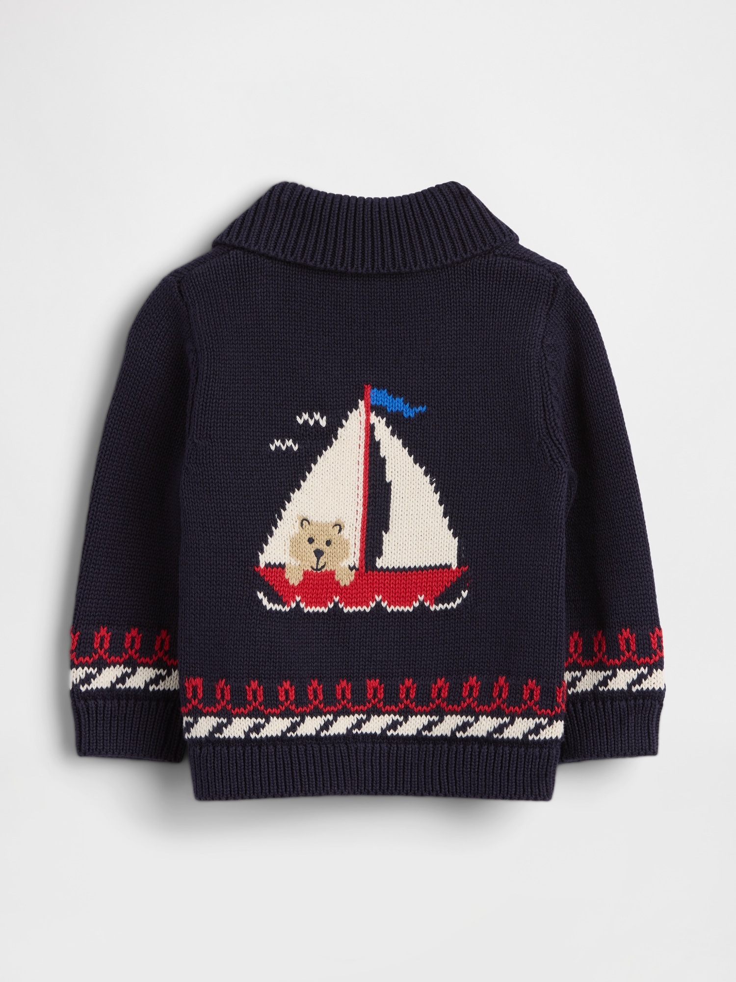 Детские кардиганы Gap Baby Nautical Shawl Cardigan Sweater