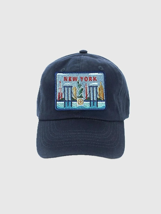 Image number 2 showing, Rey to Z Kids and Toddler New York Postcard Baseball Hat