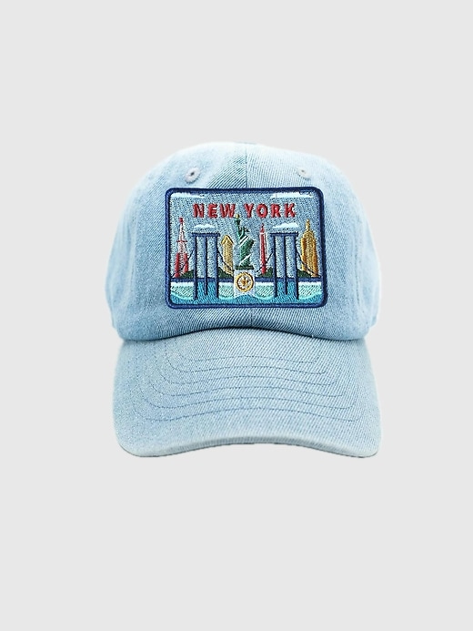 Image number 2 showing, Rey to Z Kids and Toddler New York Postcard Baseball Hat