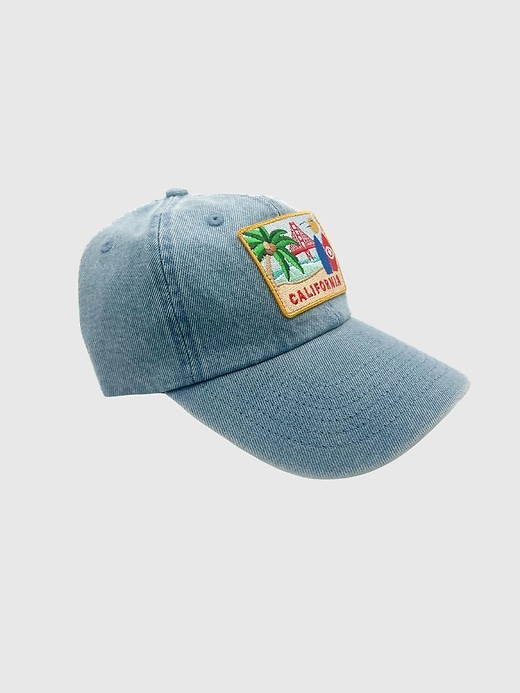 Image number 1 showing, Rey to Z Kids and Toddler California Postcard Baseball Hat