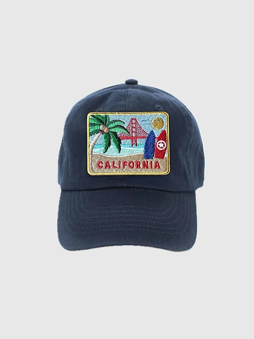 Image number 2 showing, Rey to Z Kids and Toddler California Postcard Baseball Hat