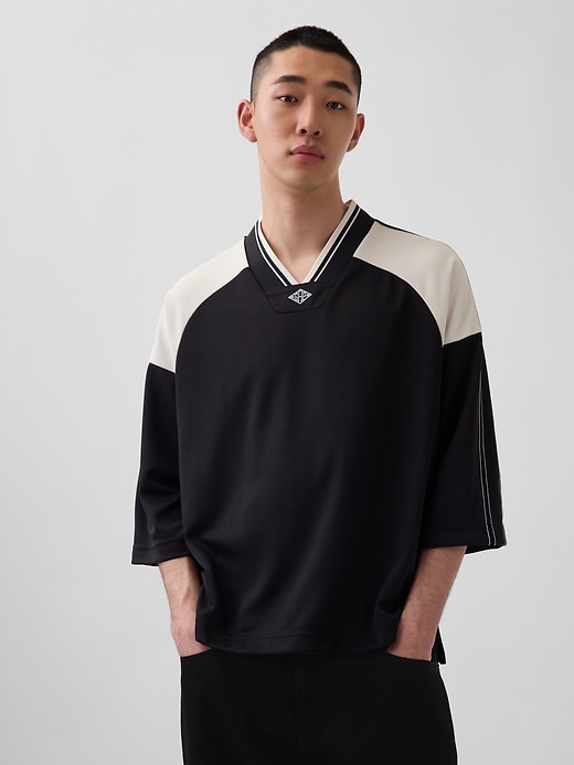 Image number 1 showing, OuiGap Oversized Logo Jersey