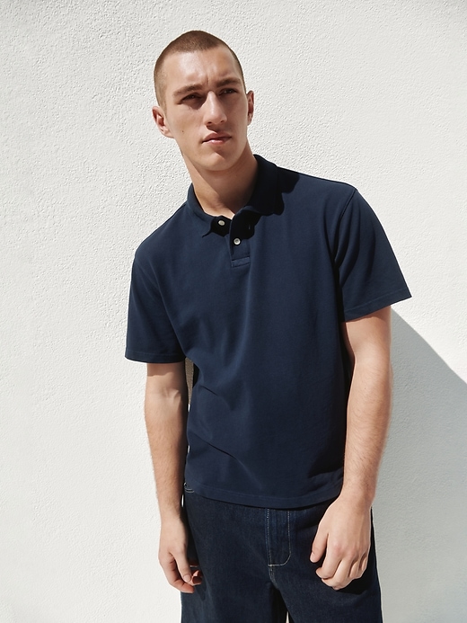 Image number 6 showing, Relaxed Pique Polo